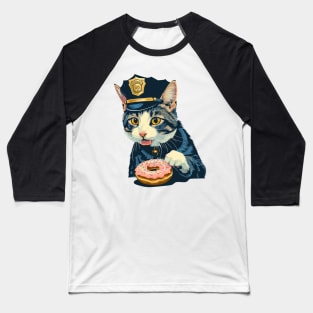 police cat Baseball T-Shirt